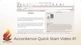 The Accordance 13 FiveMinute Quick Start Video 1 [upl. by Enaujed]