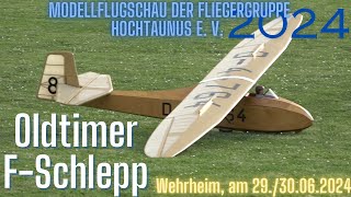 RC AEROTOW VINTAGE SAILPLANE Modellflugschau Wehrheim 2024 [upl. by Pry538]