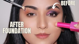 Should YOU apply Eye Makeup Before Foundation [upl. by Susej454]