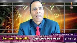 Janam Kundli with Anil Sharma  LIVE  27092024 [upl. by Hairom]