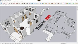 How to Use DIBAC 2022 Plugin in SketchUp with New Feature [upl. by Eetnuahs604]