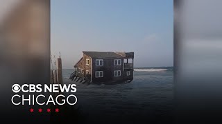 House in North Carolina swept into ocean [upl. by Gillead]