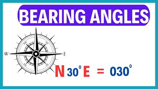 Finding Bearing Angles in 3digit and Compass Bearing Form [upl. by Carol208]