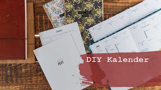 DIY Kalender  selbst ausdrucken und individuell anpassen [upl. by Marzi]