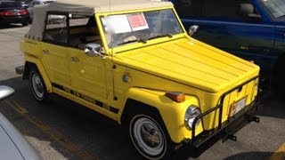 1974 Volkswagen Thing Type 181 Start Up Quick Tour amp Rev  102K [upl. by Croteau842]