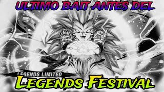 UN BUEN PERSONAJE BAIT ANTES DEL LEGENDS FESTIVAL Dragon ball legends [upl. by Ahsain]