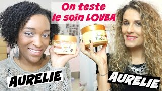 LES AURELIES TESTENT LE SOIN LOVEA pour cheveux secs  Collaboration avec TOUTOUSI [upl. by Noyahs]