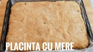 Placinta cu Mere 🥧  Reteta de Post  Simpla si gustoasa [upl. by Einnod915]