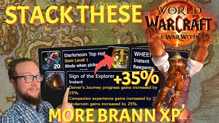 DONT MISS Level Brann FASTER with These Bonus Event Buffs  The War Within World of Warcraft [upl. by Yeslah73]