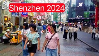 Walking in Dongmen pedestrian street Shenzhen China [upl. by Adnalue]