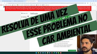 Problema no CAR  Como resolver [upl. by Assenov]