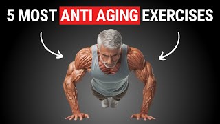 5 Most Anti Aging Exercises For Those Over 40 No Equipment [upl. by Zindman]