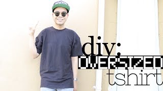 DIY Simple Oversized TShirt [upl. by Elleirbag]