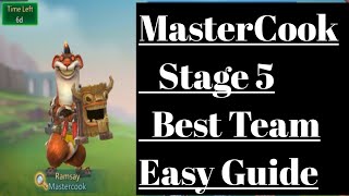 Lords mobile  MasterCook Limited Challenge Stage 5 Easy Guide [upl. by Brittnee25]