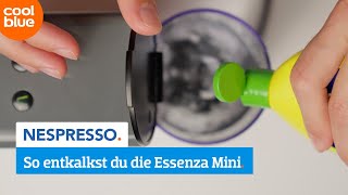 Wie entkalkst du deine Nespresso Essenza Mini [upl. by Maximo714]