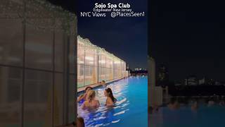 Sojo Spa NJ nights ​⁠​⁠PlacesSeen1sojospa edgewaternjnycskylinemanhattanskyline newjersey [upl. by Mendez]