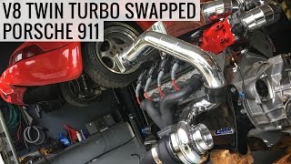 Twin Turbo Chevy GM V8 Swapped Porsche 911  Total Madness [upl. by Netsirhc733]