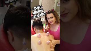 ASMR Back Massage amp Cupping asmr relaxing asmrsounds [upl. by Ardnekat]