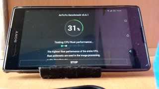 Sony Xperia T2 Ultra Antutu BENCHMARK [upl. by Necaj858]