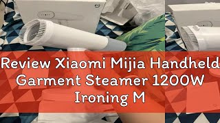 Review Xiaomi Mijia Handheld Garment Steamer 1200W Ironing Machine Household Travel Clothes [upl. by Erbma]