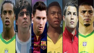 Top 10 Football Dribblers of All time • HD [upl. by Josi]