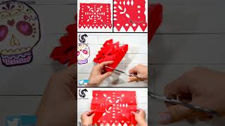 Papel Picado Diseño 6  día de muertos shorts [upl. by Ariayek]