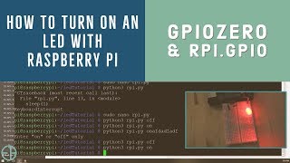 Control LEDs using gpiozero and RPiGPIO libraries on Raspberry Pi [upl. by Lozar]