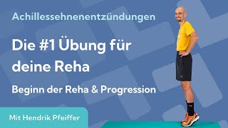 Achillodynie  Starte mit diesen Übungen für die Achillessehne  exzentrisches Training  Frühe Reha [upl. by Enitram]