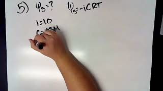 Water Potential Worksheet Problem 5 [upl. by Derna601]