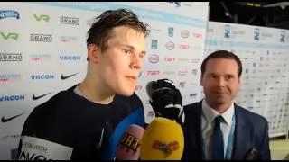 Jesse Puljujärvi English Interview [upl. by Kreitman385]