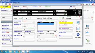 Easy hospital Reception Indoor 1 Patient Admission [upl. by Eshman]