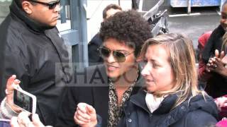 Bruno Mars promoting new album in Paris [upl. by Ullund813]