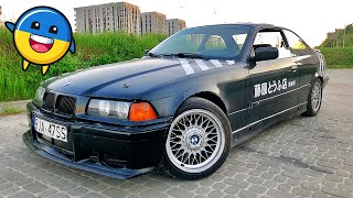 BMW E36 STREET DRIFT POV 12 [upl. by Letniuq]