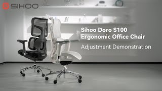 Sihoo Doro S100 Ergonomic Office Chair Adjustment Demonstration [upl. by Eugnimod]