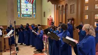 Agnus Dei from Missa Sancti Josephi by Flor Peeters sung by the choir of Saint John the Evangelist [upl. by Carissa]