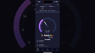 Totalplay Negocios 125 Megas  Speedtest [upl. by Salome420]