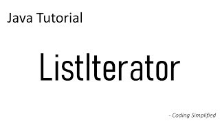 Java ListIterator Implementation  What is ListIterator [upl. by Hselin790]