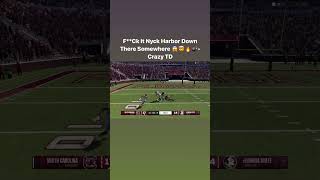 Nyck Harbor Crazy Td  Playing a Sweat 🤯🔥😱cfb25 collegefootball [upl. by Eirrek]