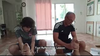 Foot Reflexology Lessons by Master Yuki They studied together as father and son How are you doing [upl. by Tager]