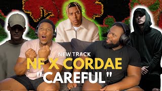 Greatest Duo NF Careful Ft Cordae BrothersReaction [upl. by Orvan236]