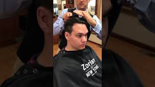 Ivy League Haircut Styled with Pomade Hair Cream [upl. by Javier]