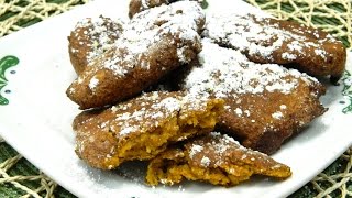 How to make Barriguitas de Vieja or Tortitas de Calabaza Pumpkin Fritters [upl. by Rambert]