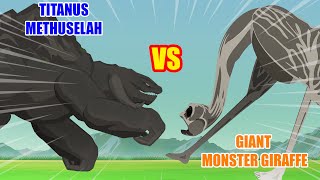 Titanus Methuselah vs Giant Monster Giraffe  Monster Animation [upl. by Amoeji]