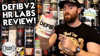 HR LABS DEFIB V2 PRE WORKOUT REVIEW  “Grown Up PWO”  UK PREMIUM PREWORKOUT ⚡️ [upl. by Aeila]