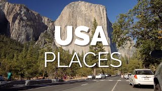 50 Best Places to Visit in the USA  Travel Video [upl. by Nywg]