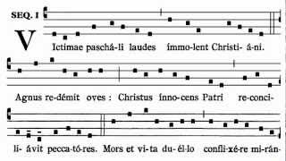 Victimae paschali laudes  Sequentia in die Ressurectionis [upl. by Ecirtnas]