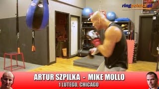 Artur Szpilka  migawka z worka podczas treningu w Chicago [upl. by Nycila]