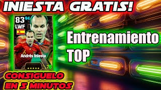 Así juega INIESTA GRATIS  Entrenamiento y habilidades  efootball2024 [upl. by Ahsirtap]