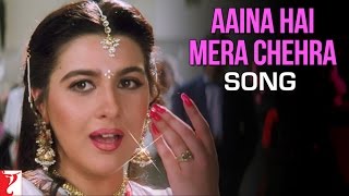 Aaina Hai Mera Chehra Song  Jackie Shroff Amrita Singh Juhi Chawla  Asha Lata Suresh Wadkar [upl. by Yenitirb]