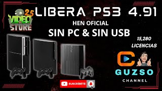 Liberar PS3 491 HEN Oficial  sin PC y sin USB [upl. by Ayekahs]